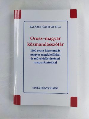 Balázsi József Attila Orosz–magyar közmondásszótár könyv borító