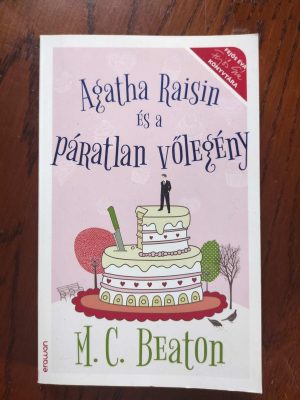 M. C. Beaton Agatha Raisin és a páratlan vőlegény könyv borító