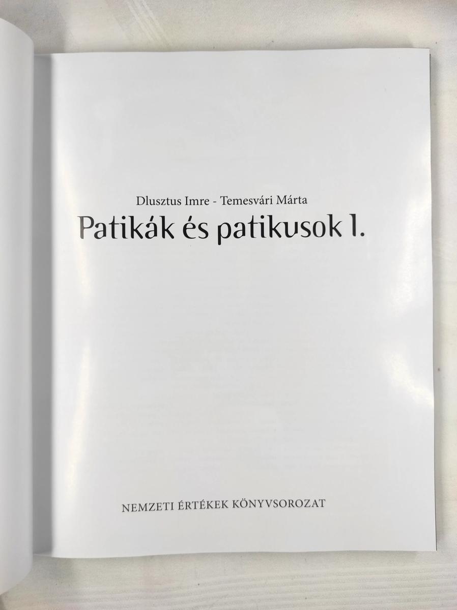 Dlusztus Imre és Temesvári Márta Patikák és patikusok 1. könyv belső oldal